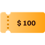 Voucher de posição de 100 USDT