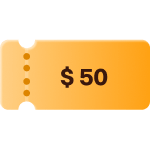 Voucher de posição de 50 USDT